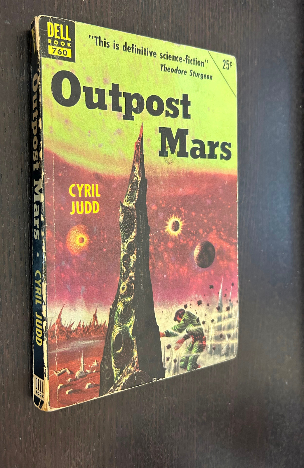 Cyril JUDD — Outpost Mars (Dell Books 760) — 1952 Science Fiction PB