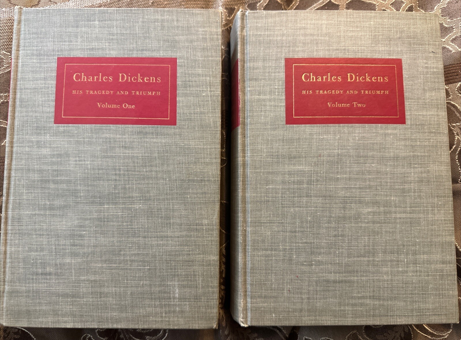 Charles Dickens His Tragedy and Triumph books (Vol I, II) (Hardcover) 1952