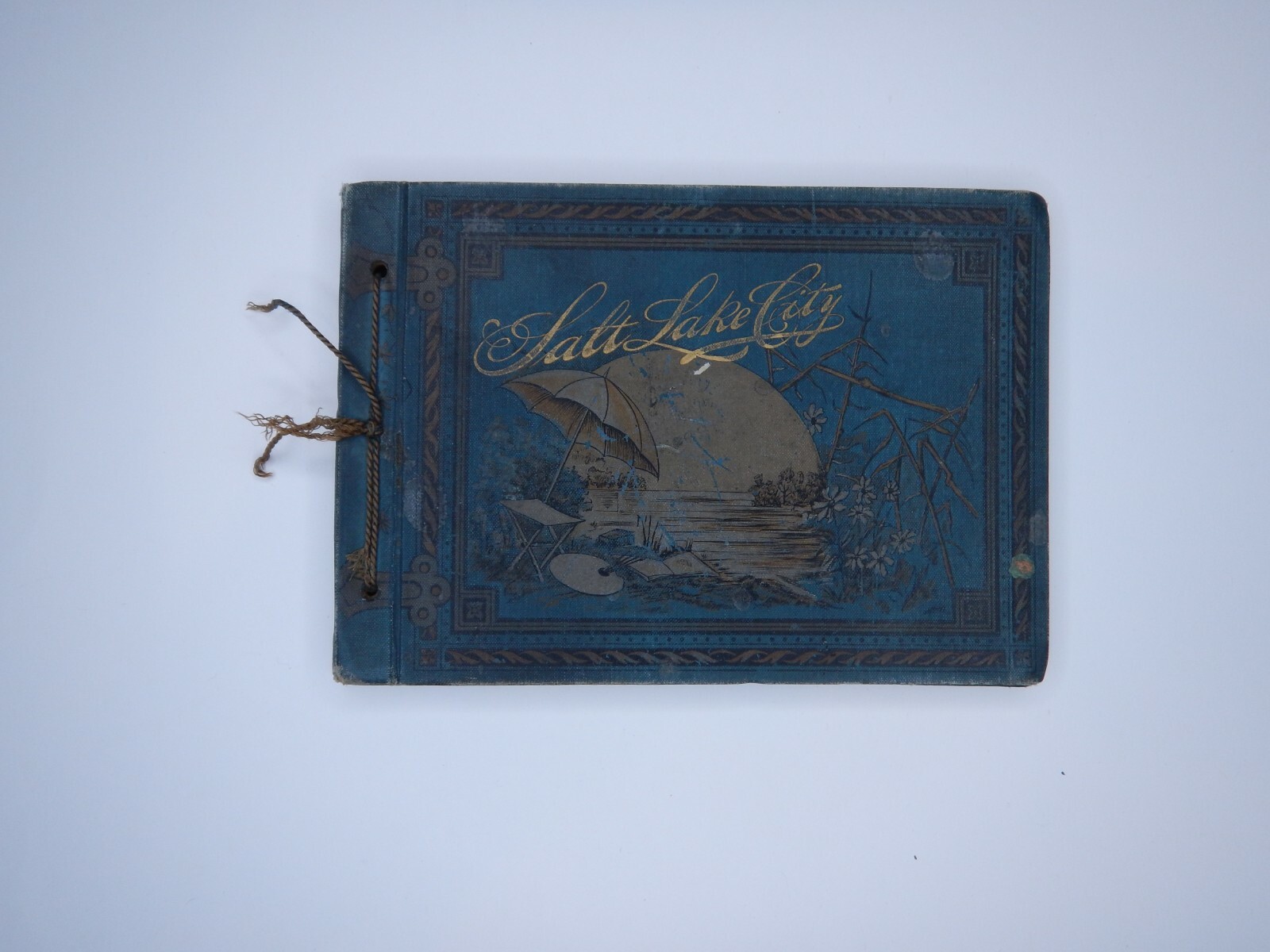 SALT LAKE CITY 1893 photo-gravure Wittemann Mormon sites historical Utah