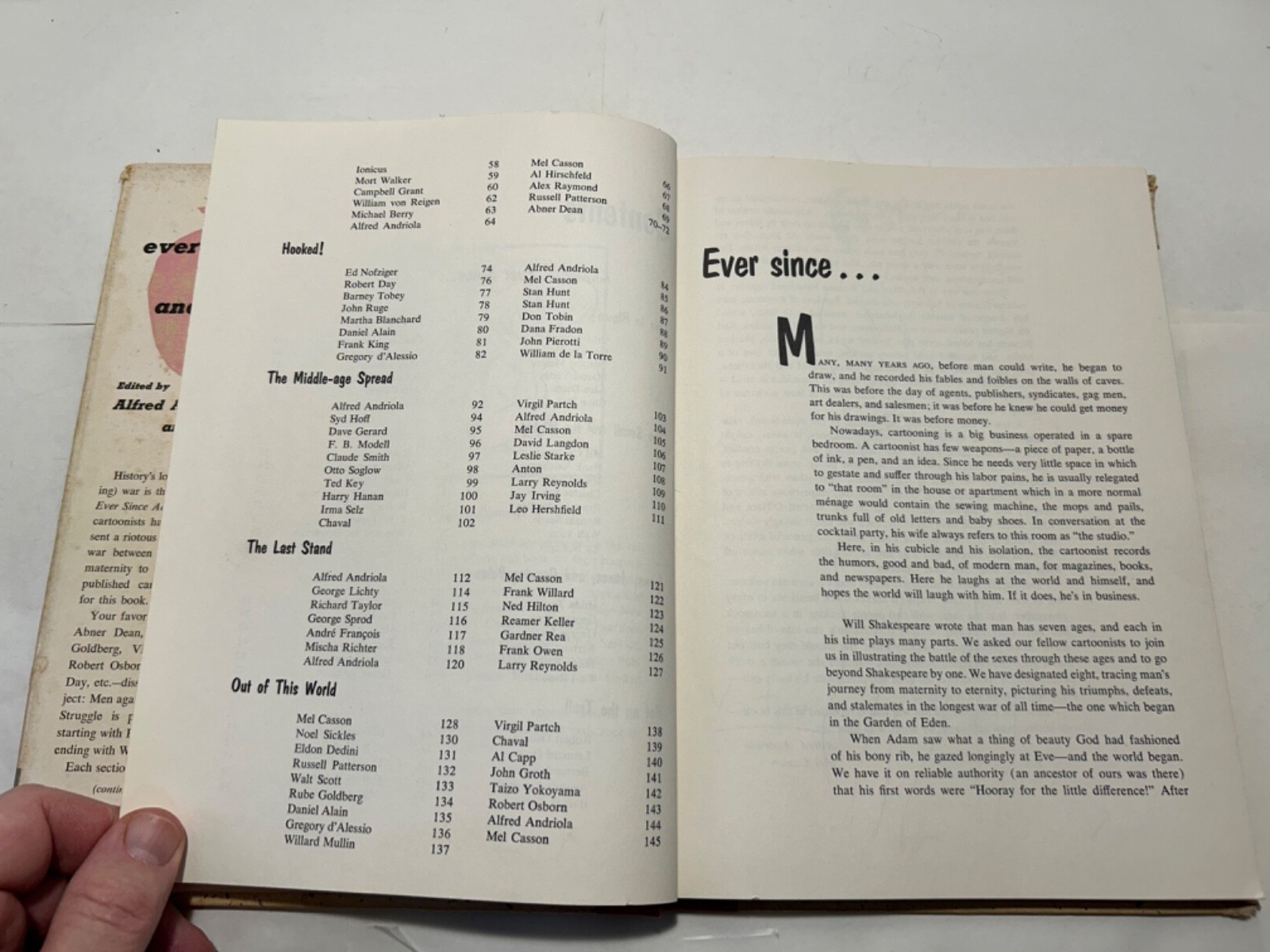 Vintage Ever Since Adam & Eve Cartoon Book 1st Ed. McGraw- Hill 1955