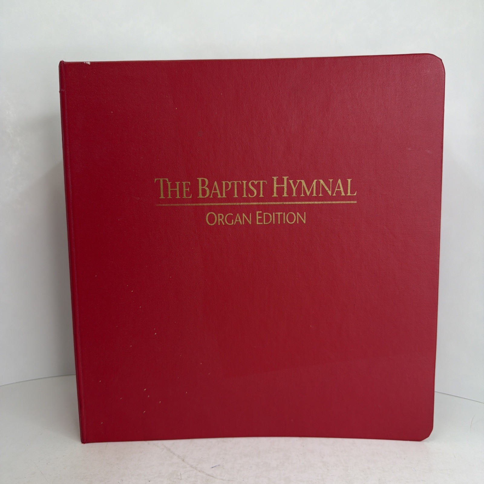1991 The Baptist Hymnal Organ Edition Looseleaf 3 Ring Hard Binder 11”x11.5”