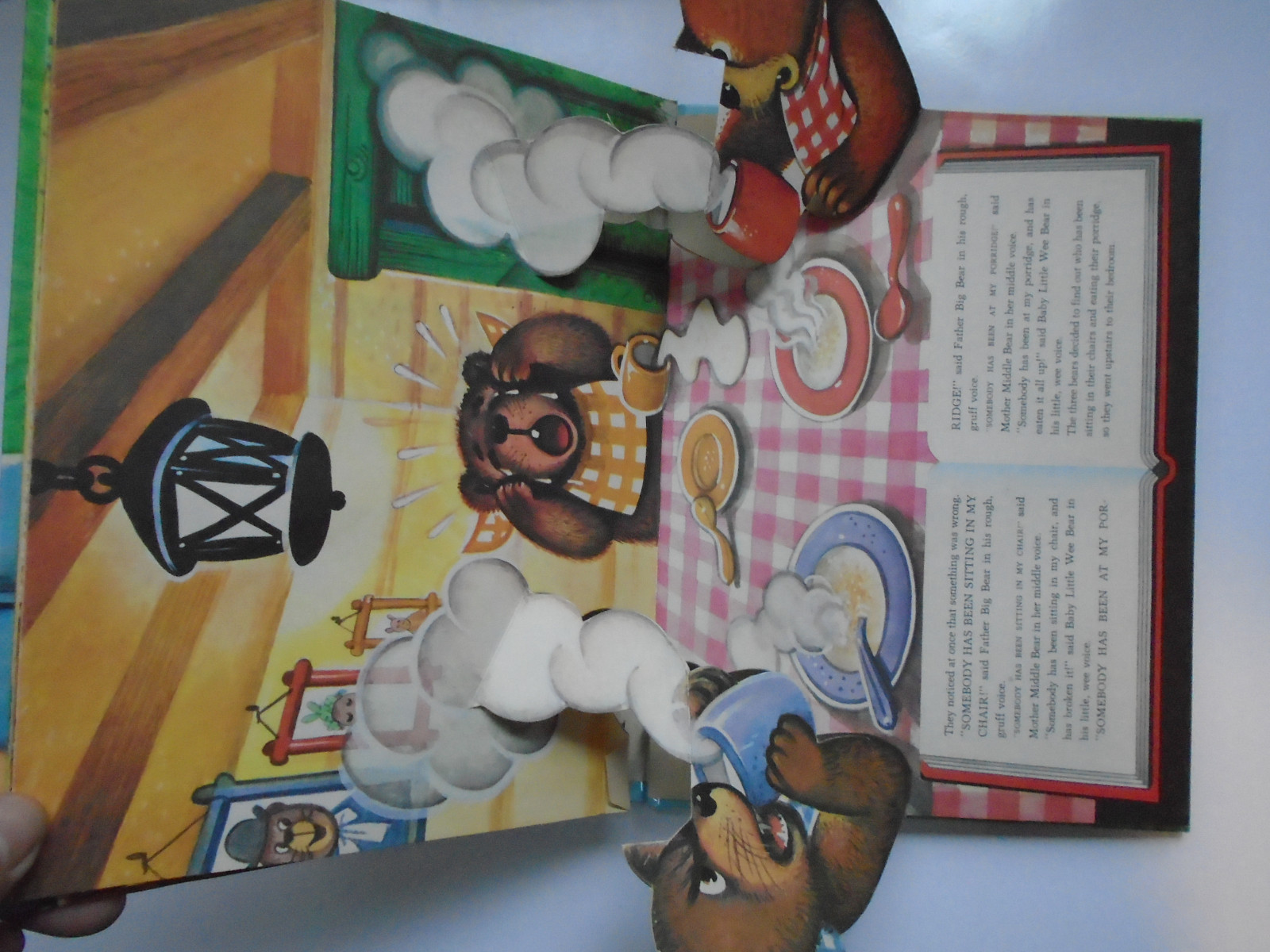 Goldilocks, Pop Ups with Moving Figures, Kubasta, Murrays Sales, 1974