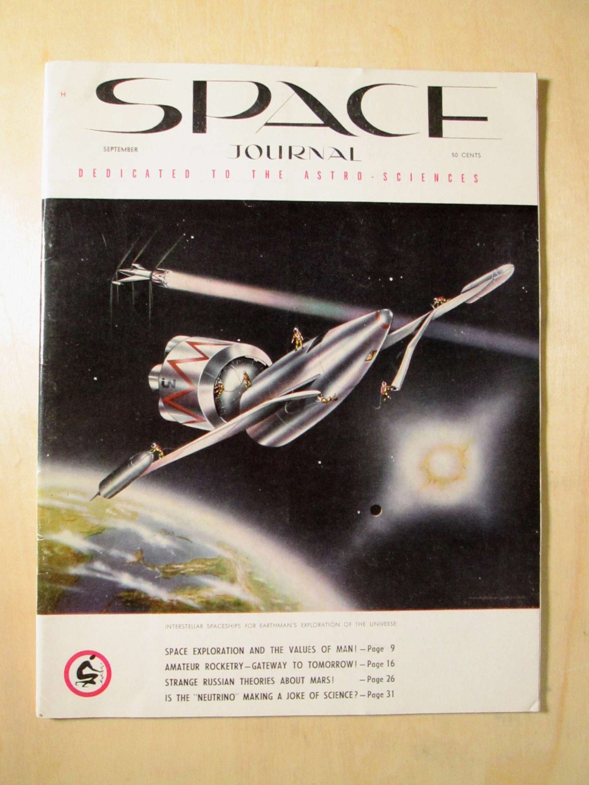 SPACE JOURNAL Astro-Sciences Magazine LOT Wernher Von Braun ALL 7 Issues 1957-59