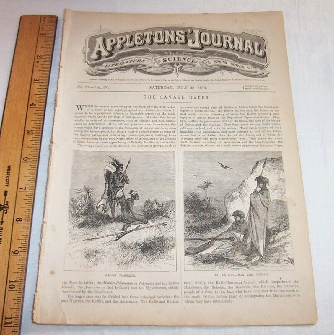 1870 Ethnology Africa Asia Polynesia South America Arctic Siberia
