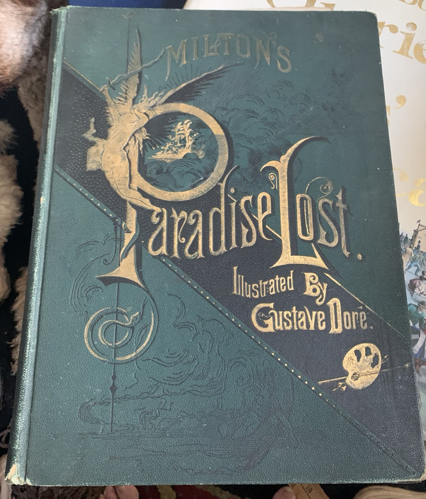 ANTIQUE 1886 John Milton’s Paradise Lost Illustrated by Gustave Dore RARE