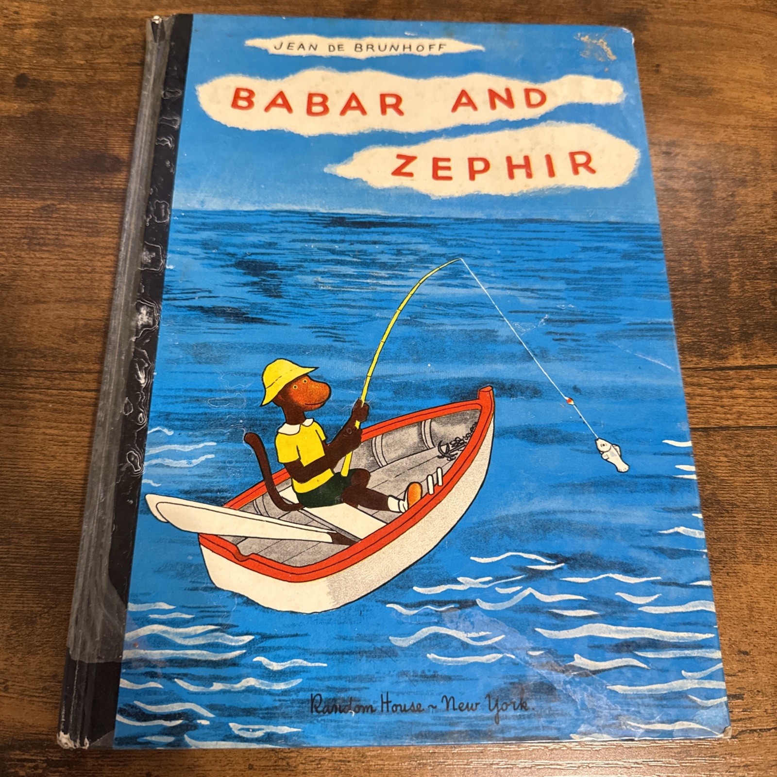 Babar And Zephir Jean De Brunhoff 1937 Edition HC Vintage Rare First Edition