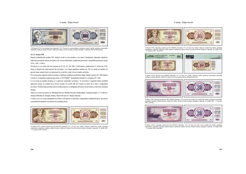 BOOK OF BANKNOTES OF EX YUGOSLAVIA (1918-2003) AND CROATIA (1991-2022)