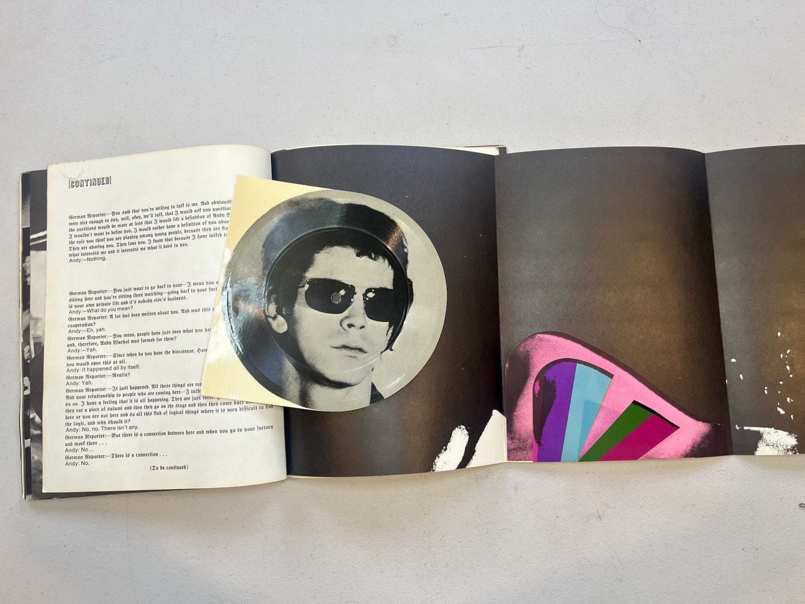 INDEX Andy Warhol Book 1967 First Edition Soft Cover Pop Up Random House 1st ed