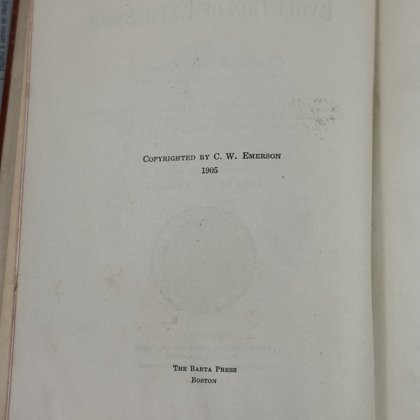 Emerson Evolution of Expression Vol I II Brown Fair Oratory Ephemera 1910 1913