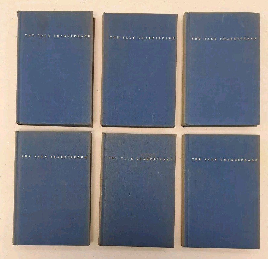 The Yale Shakespeare Lot Of 6. See Description For Titles.