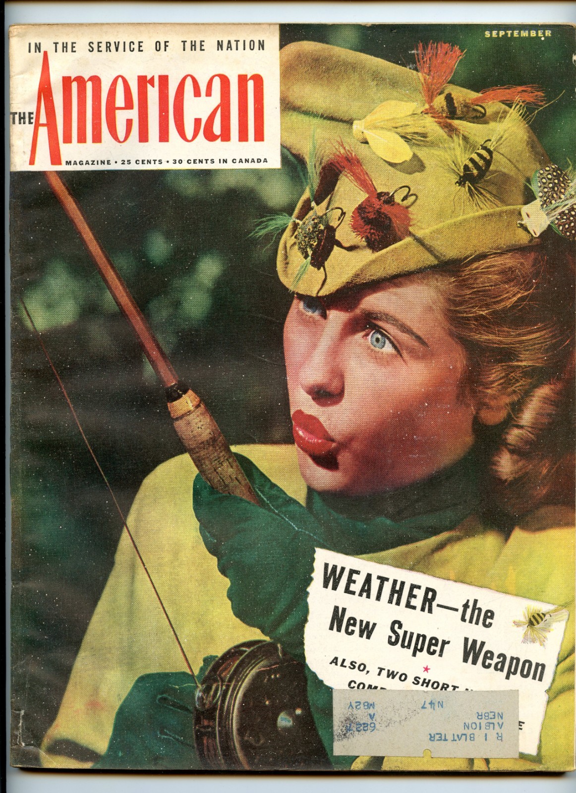 The American Magazine ~ September 1946 ~ Elaine Howley Cover ~ VG