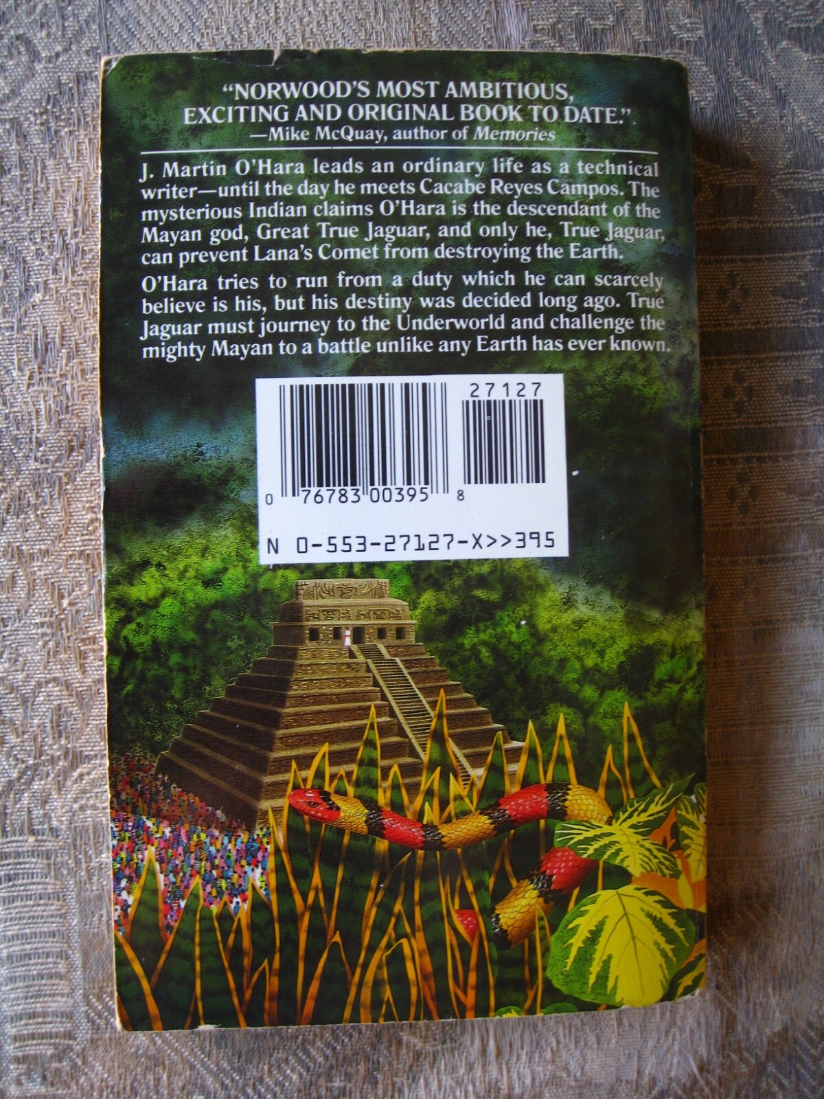 Warren Norwood – True Jaguar – 1988 – paperback