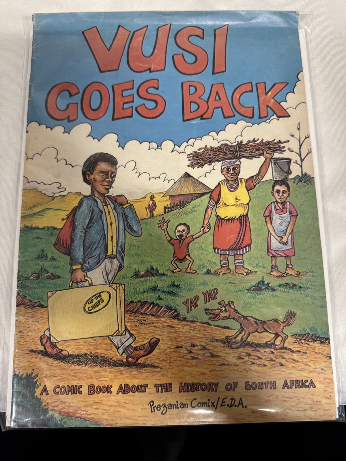 Vusi Goes Back. RARE Comic About The History Of South Africa. 1982 VHTF