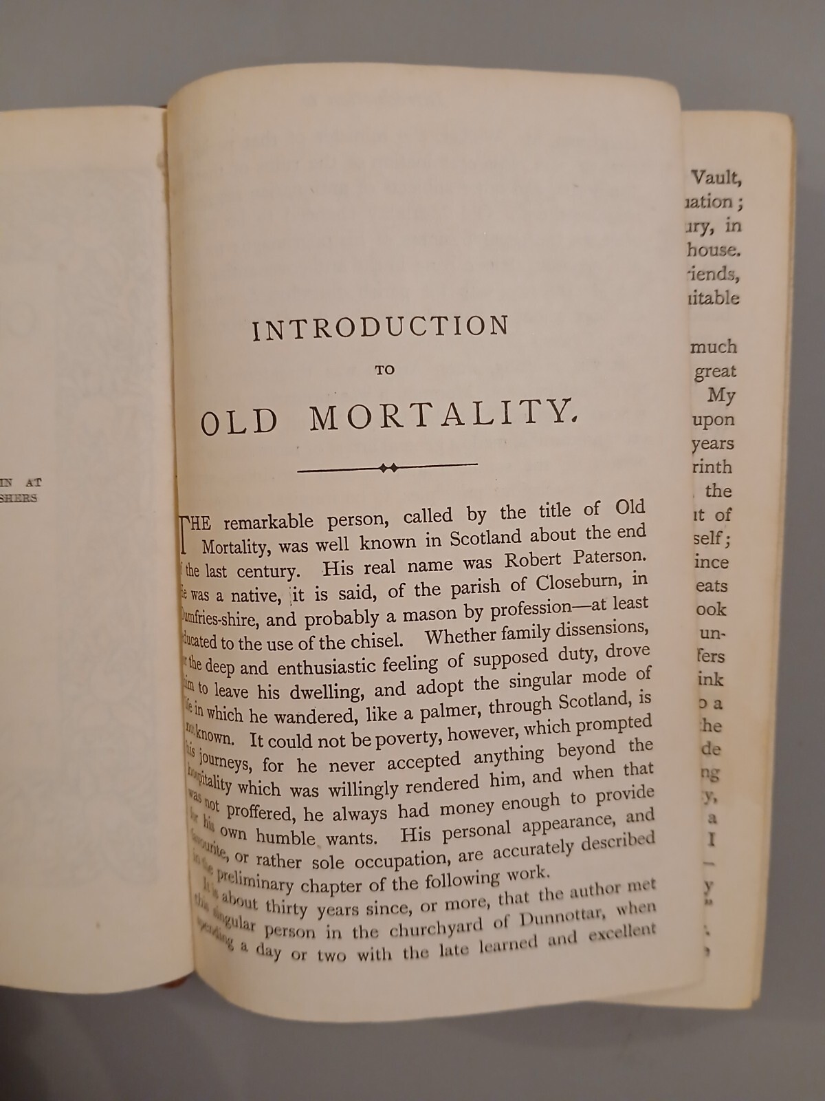 Old Mortality Sir Walter Scott Hardback T Nelson And Sons Ltd