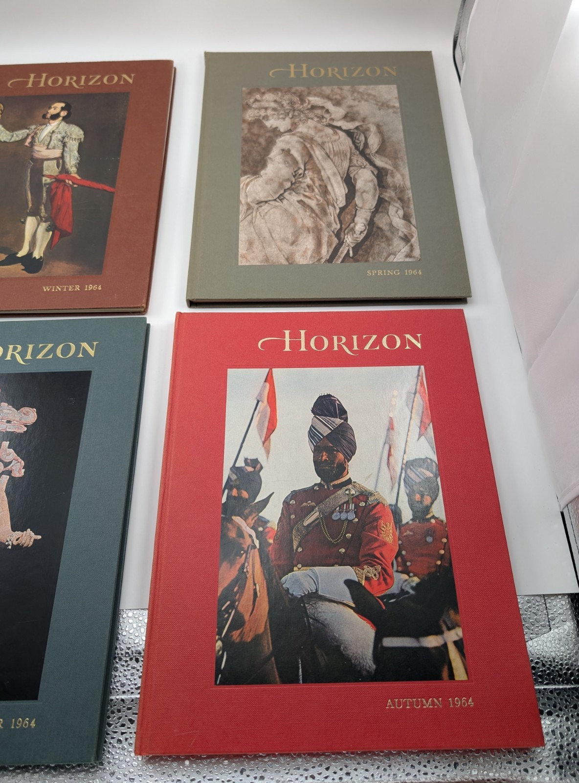 Horizon Magazine of the Arts Lot of 4 by Year 1964 – Vol. VI 1-4 w Rhine Foldout