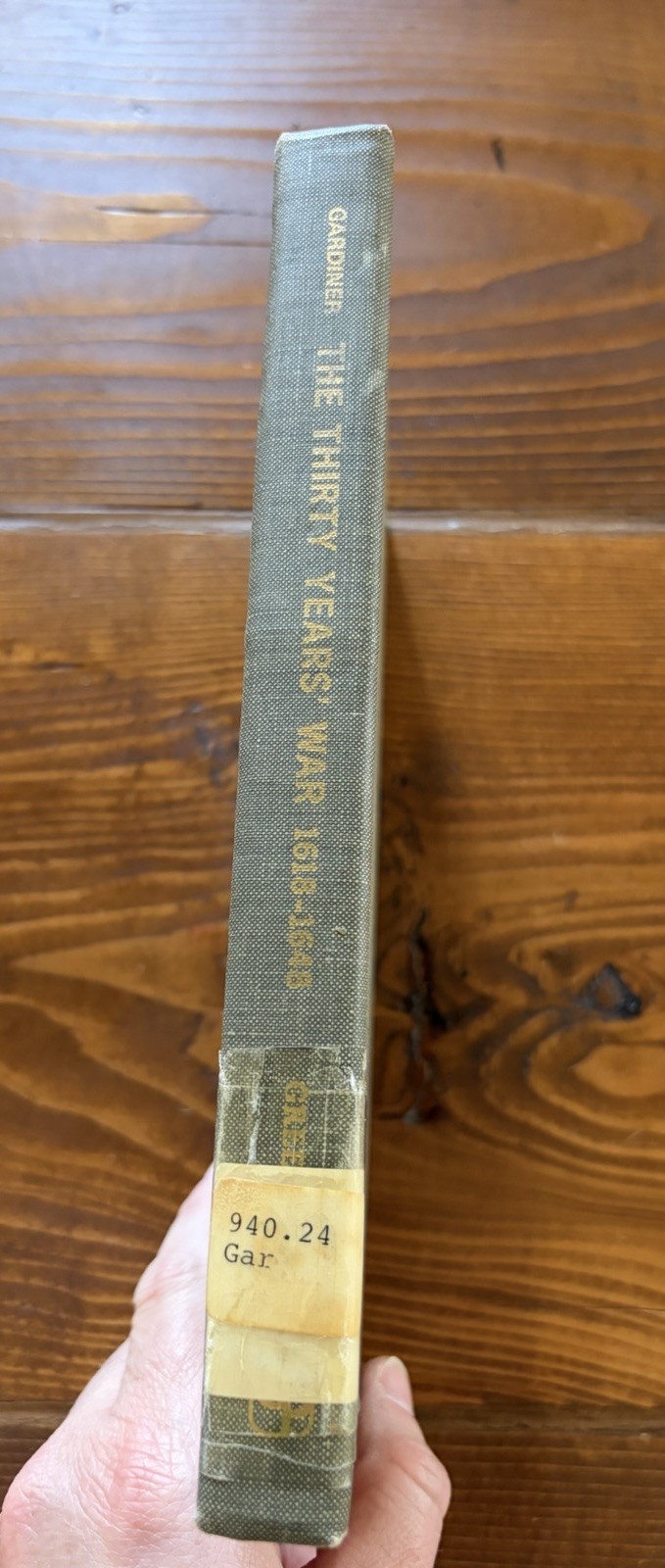 Vintage Hardcover “The Thirty Years’ War 1618-1648 By Samuel Rawson Gardiner