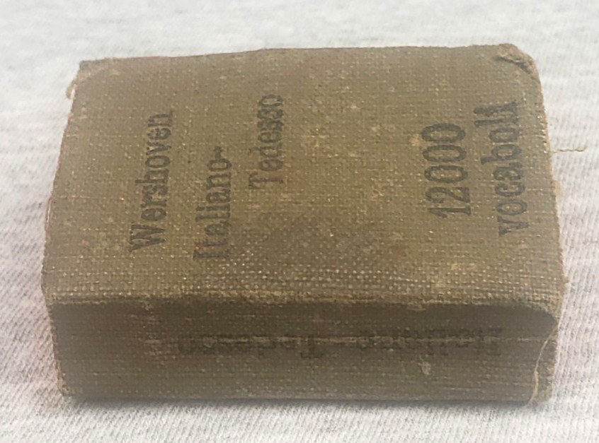 Miniature Italian German Wershoven 12,000 Word Dictionary Softback 1-3/8″