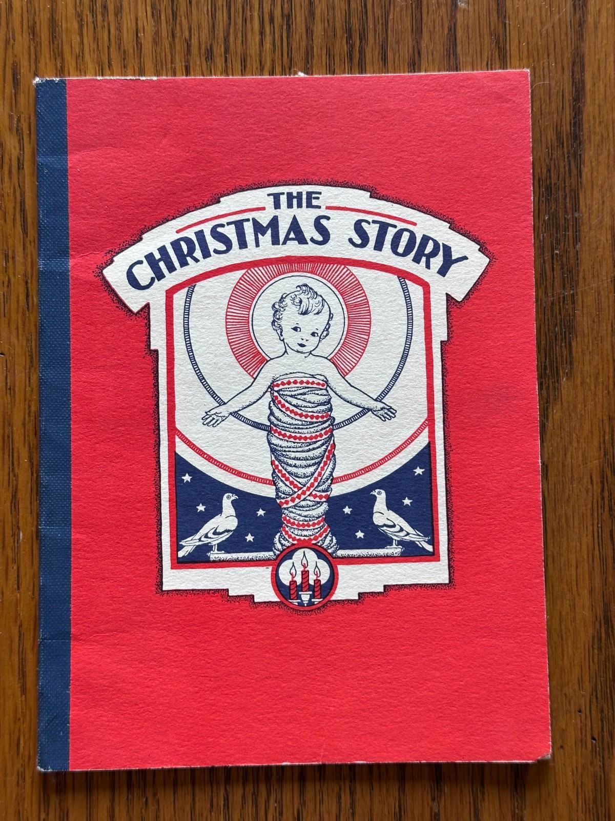 1934 The Christmas Story by Annie Cameron Illustrated 31-Page Softcover Book!