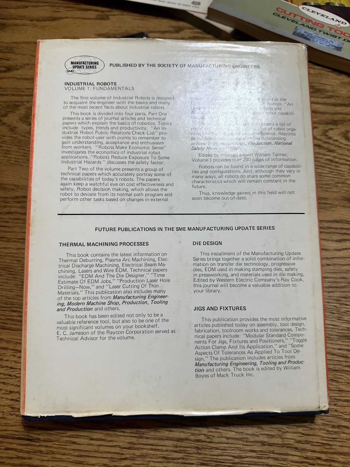 1979 Industrial Robots Applications Vol II SME Manufacturing Automation Robotics
