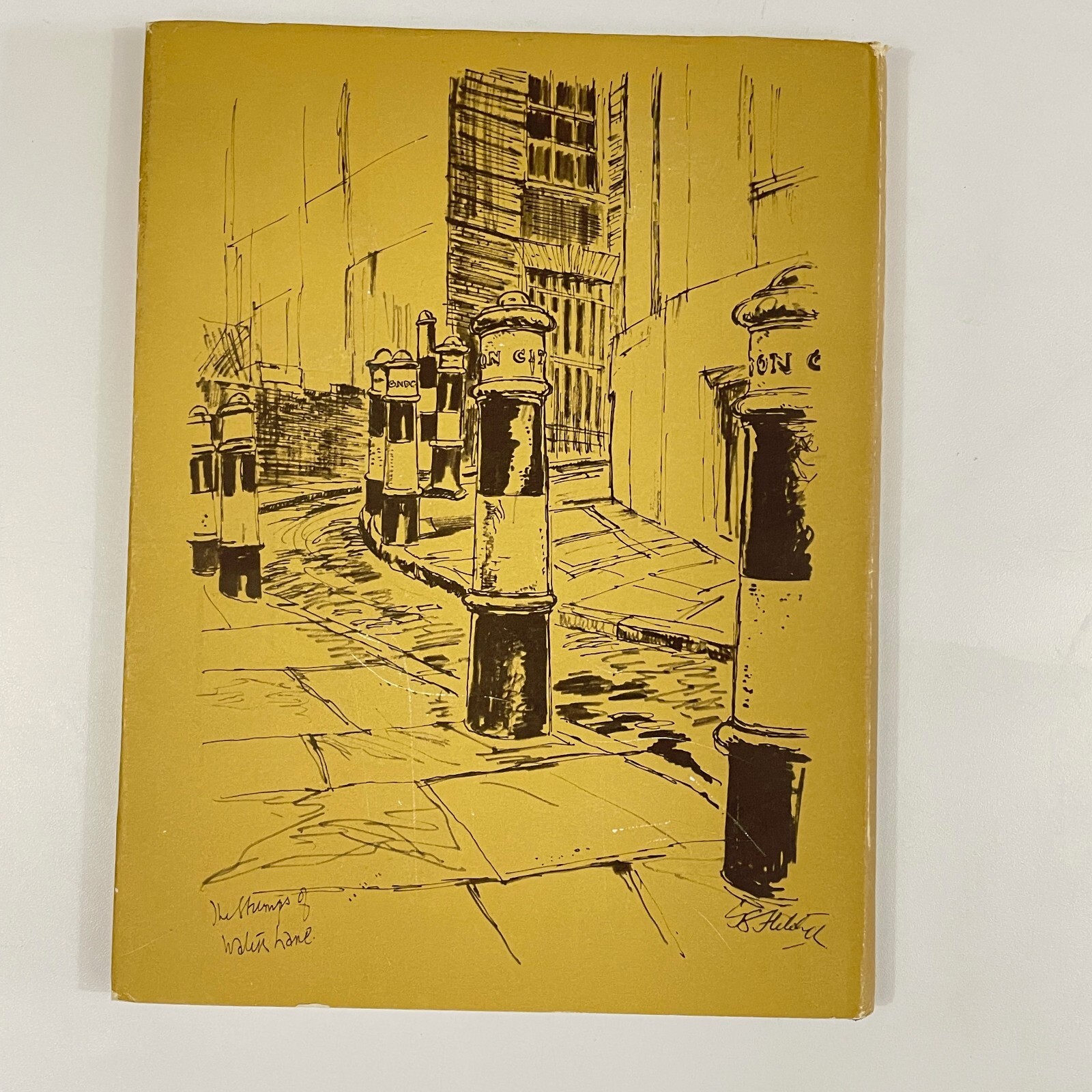 City Sights: A City of London Portfolio by Geoffrey Fletcher SIGNED 1963 UK