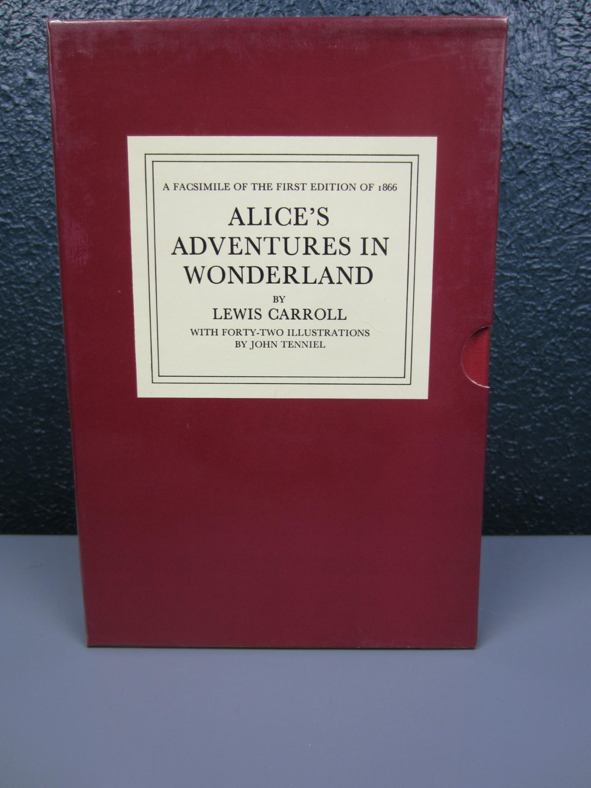 ALICE’S ADVENTURES IN WONDERLAND – Lewis Carroll – Facsimile Edition – 1984