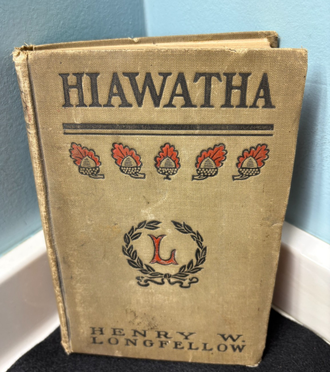 Antique Book – The Song of Hiawatha by Henry W. Longfellow HC