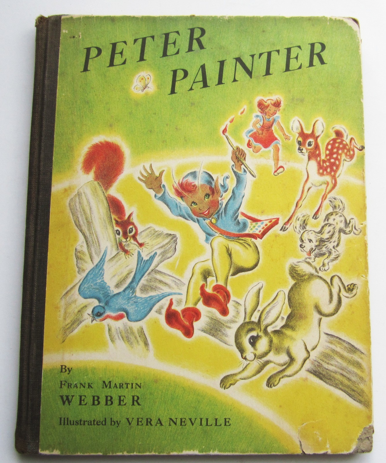 Vintage 1940 Peter Painter Childrens Book Frank Martin Webber Vera Neville Kid’s