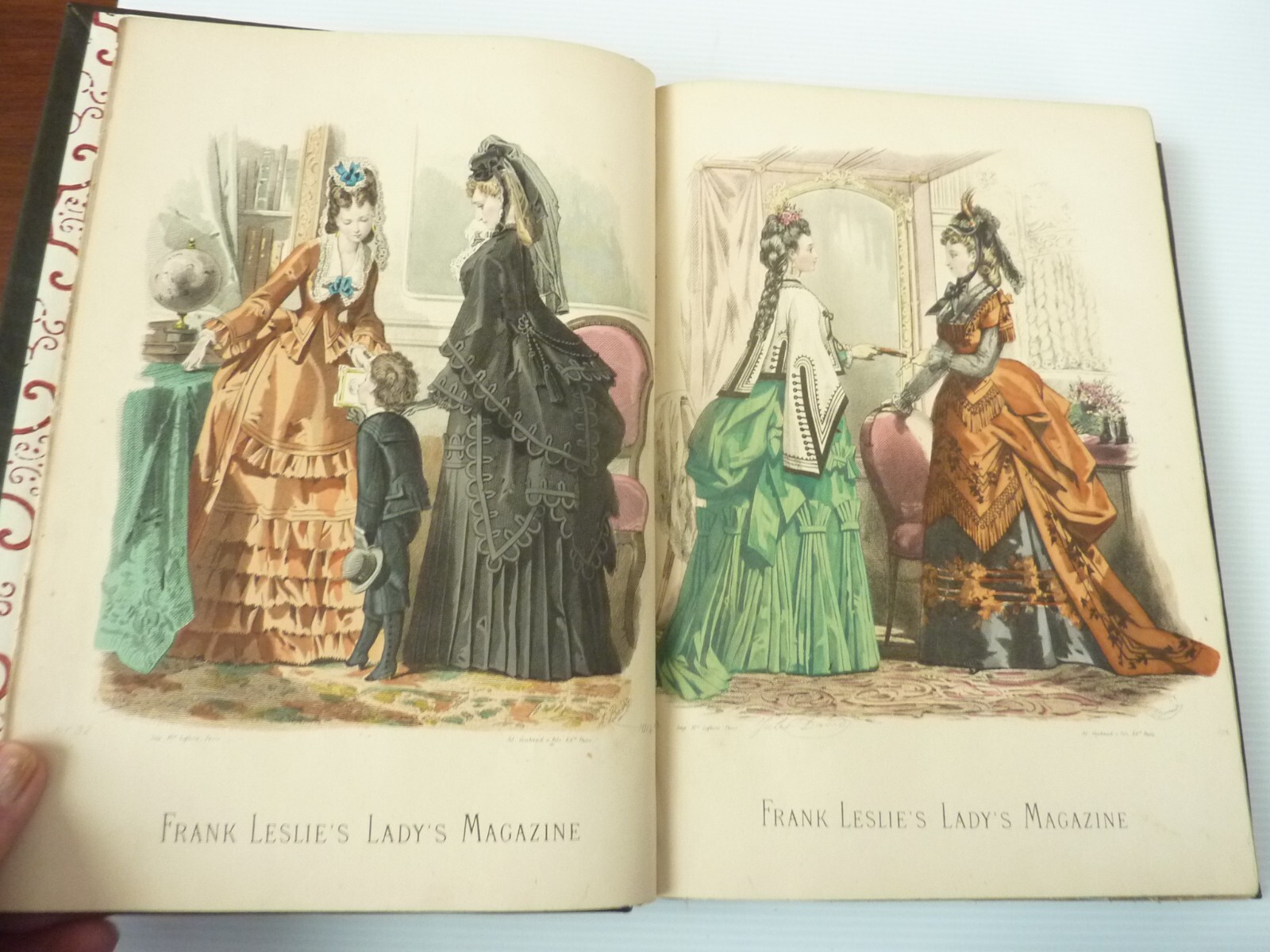 Leslie’s Magazine January -June 1872 (volume XXX). 8 3/4 x 11 inch size