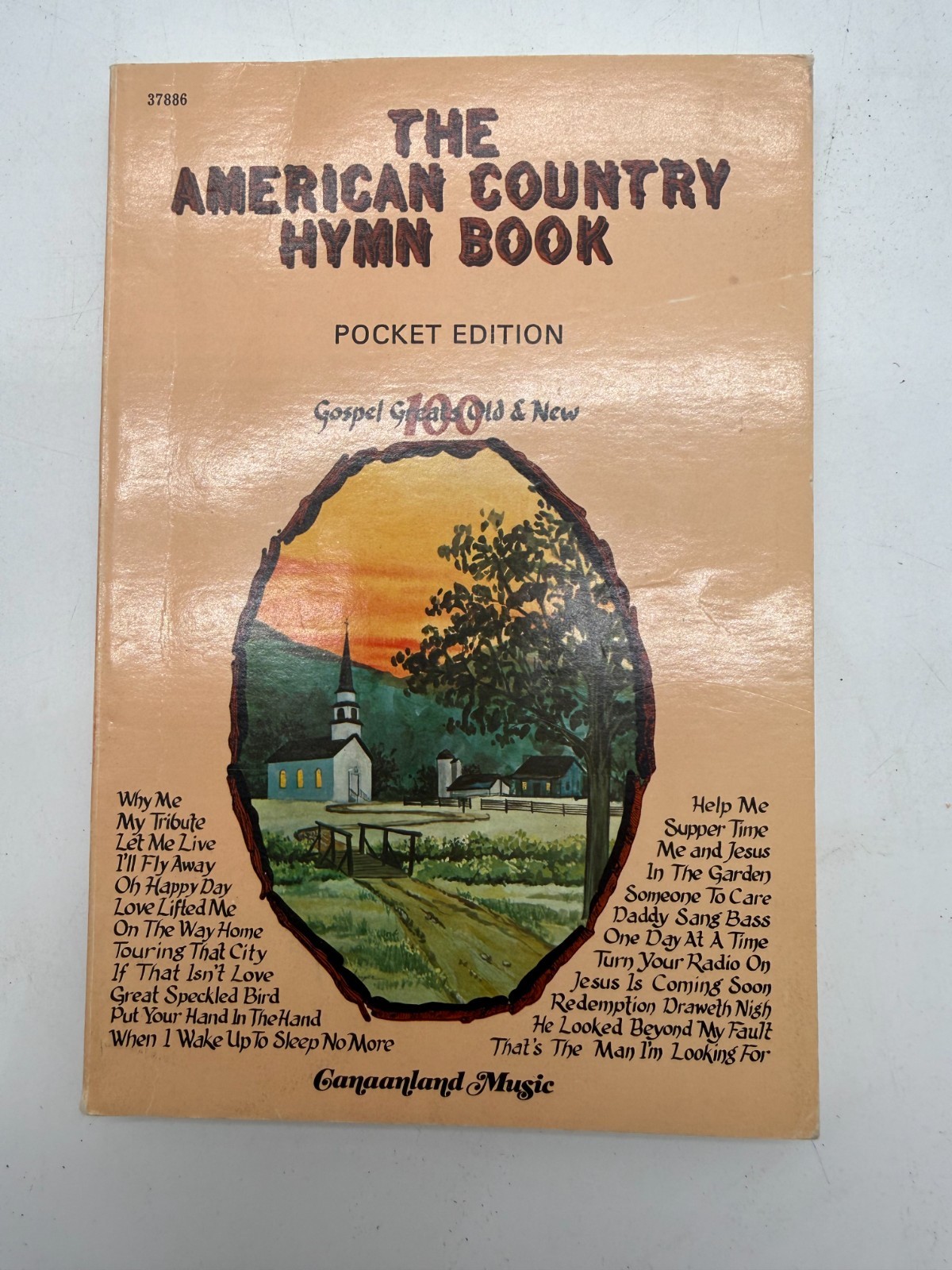 1975 American Country Hymn Book Pocket Edition 100 Gospel Greats Old & New Songs