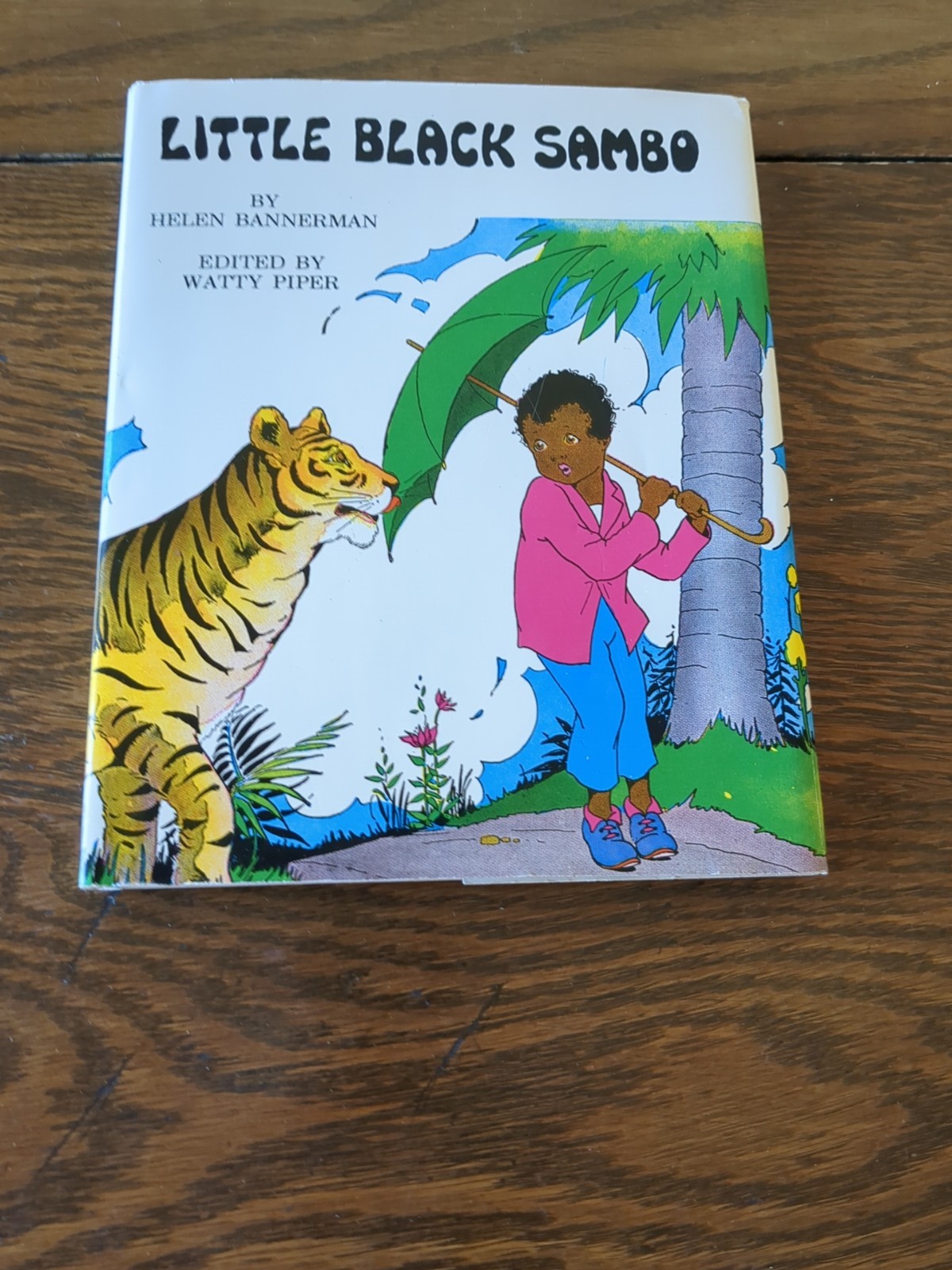 Little Black Sambo by Helen Bannerman Edited By Watty Piper Hardcover/Dust Cover