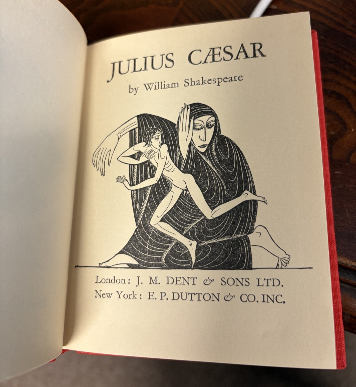 THE NEW TEMPLE SHAKESPEARE JULIUS CAESAR BOOK 1965 DENT/DUTTON