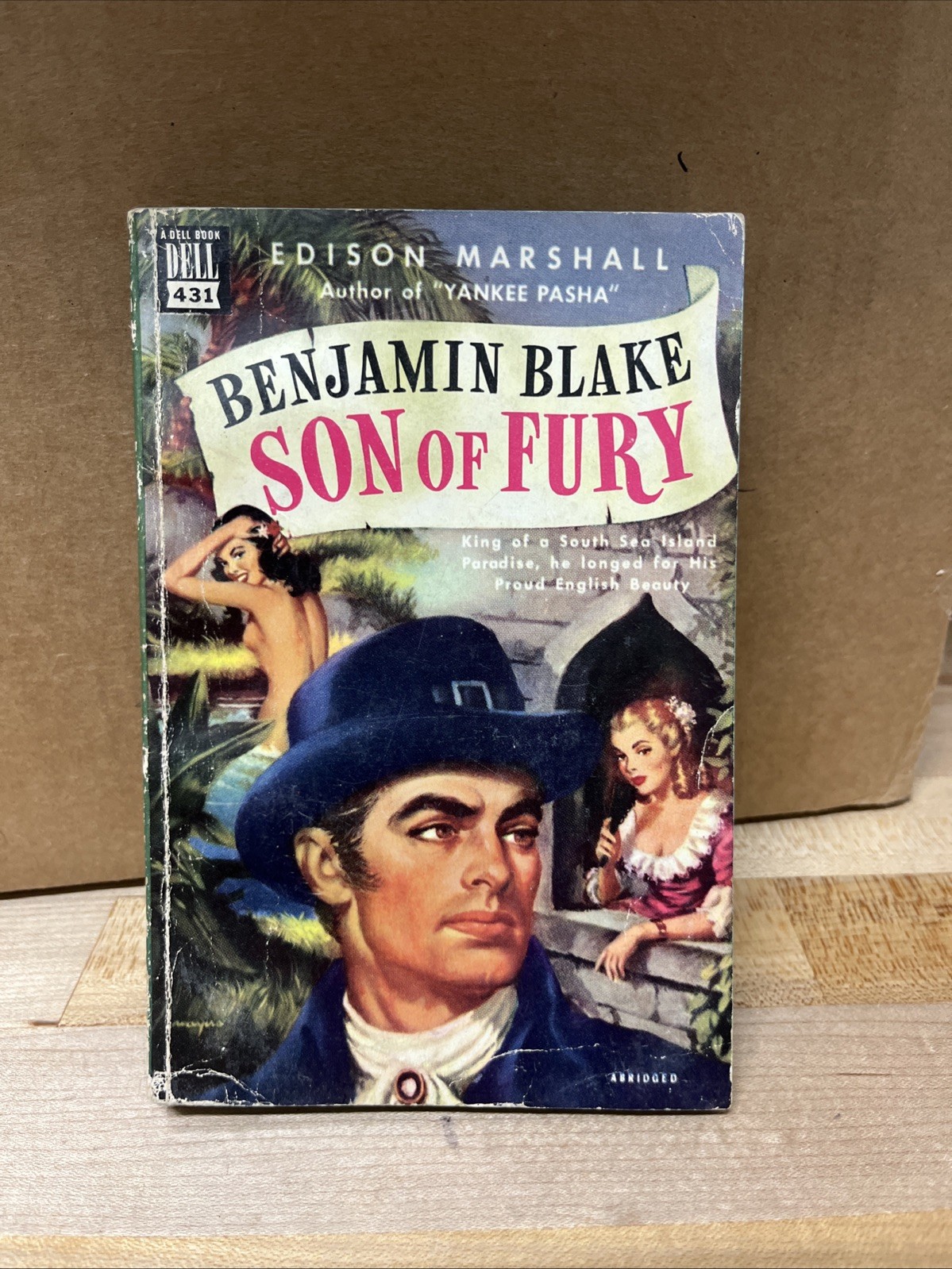 Benjamin Blake, Son of Fury (Dell Mapback #431) Edison Marshall VG Box 243