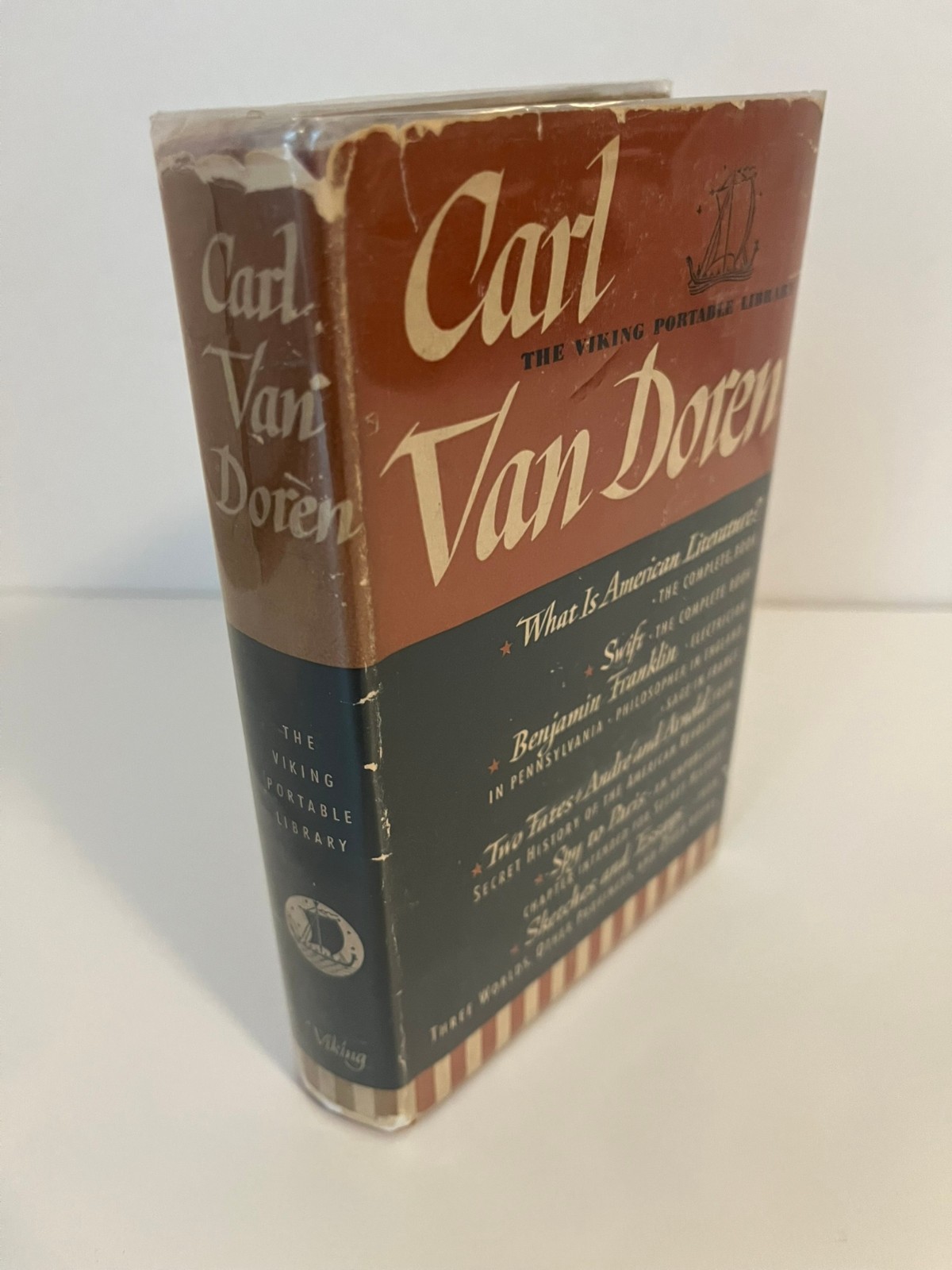 The Viking Portable Library Carl Van Doren – Viking Press 1945 1st Ed. HCDJ