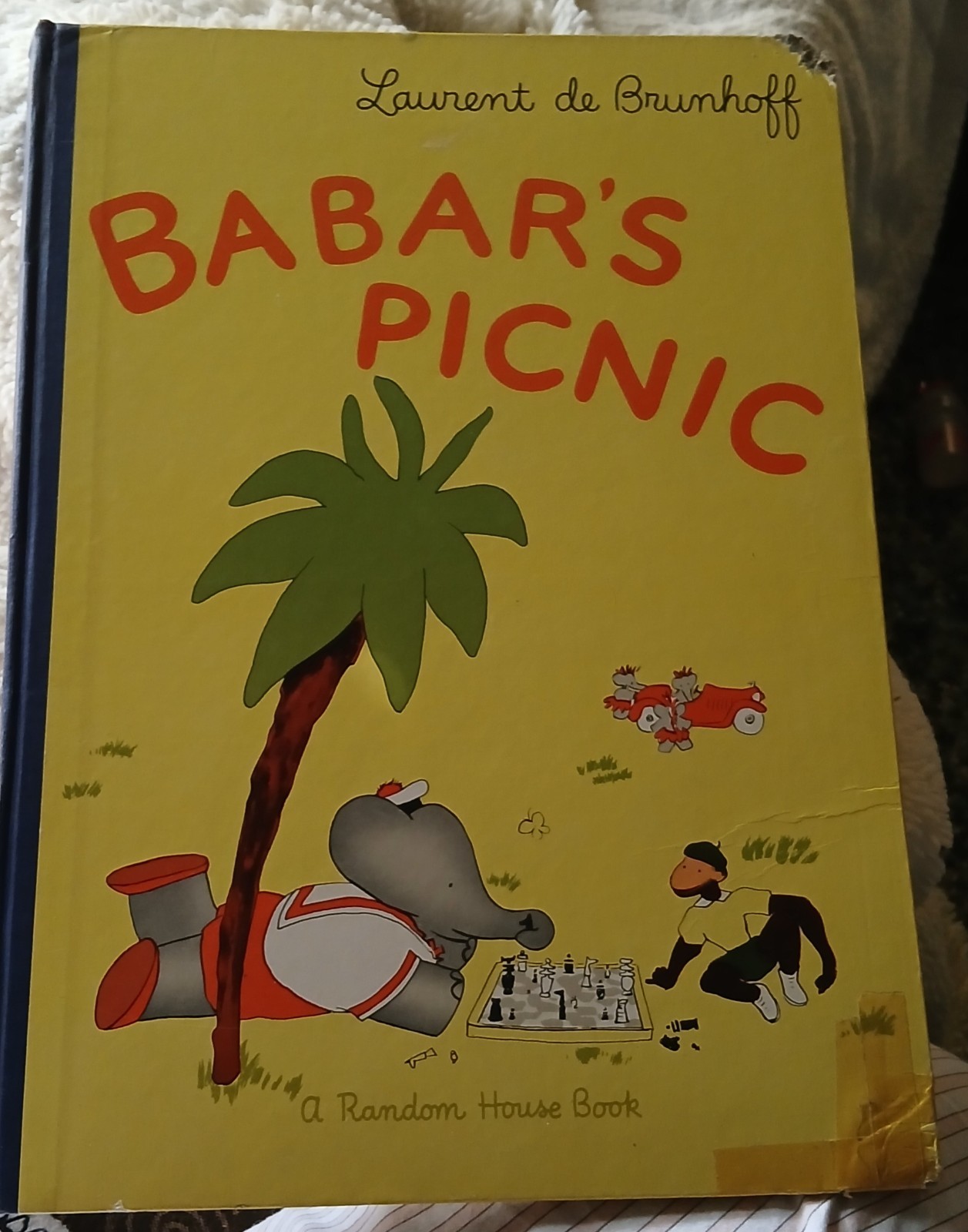 Jean De Brunhoff 1st Ed 1949 Babar’s Picnic Babar Hardcover Printed France