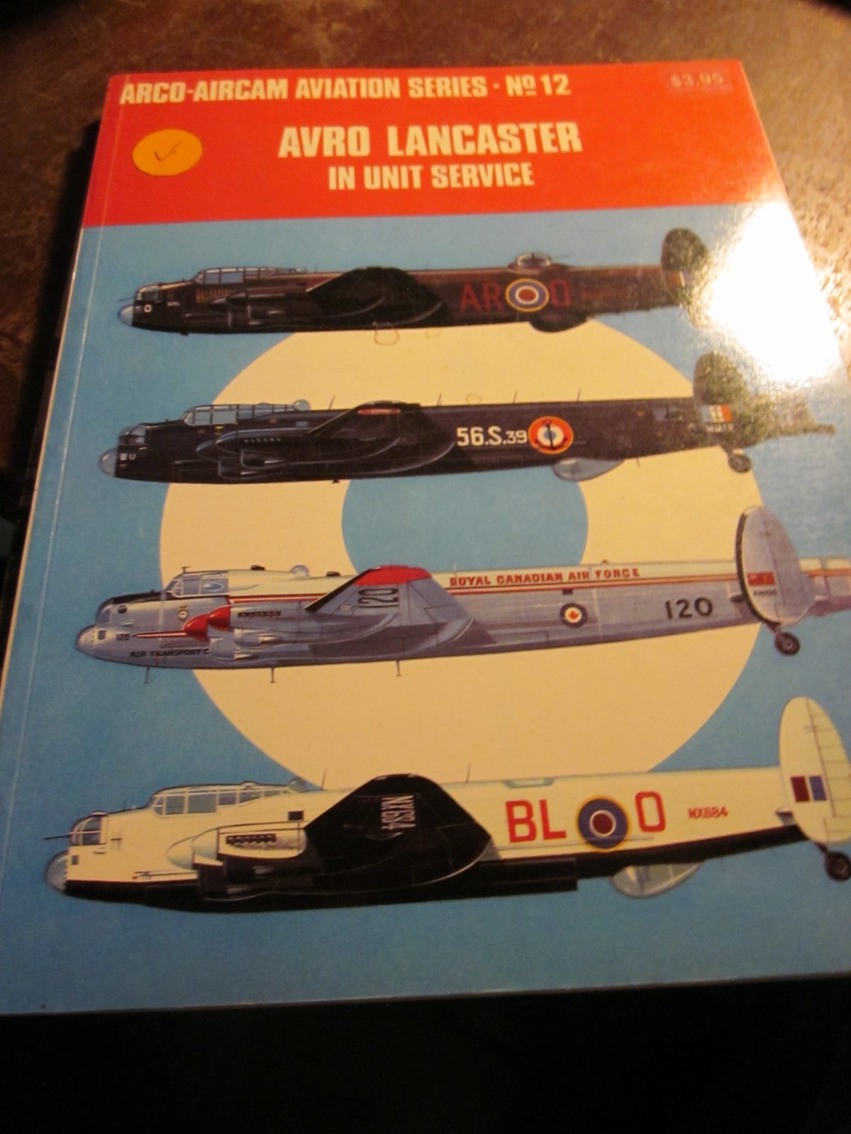 Arco-Aircam Aviation Series 1970 VTG No 12 Avro 683 Lancaster Lanc WWII Aircraft