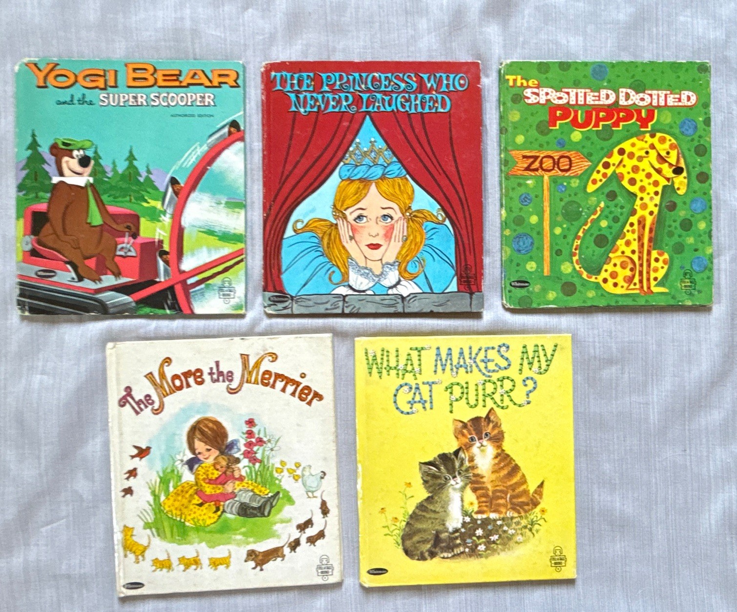 Whitman Tell-A-Tale Books, Lot of 5, Hardcover 1961-1965