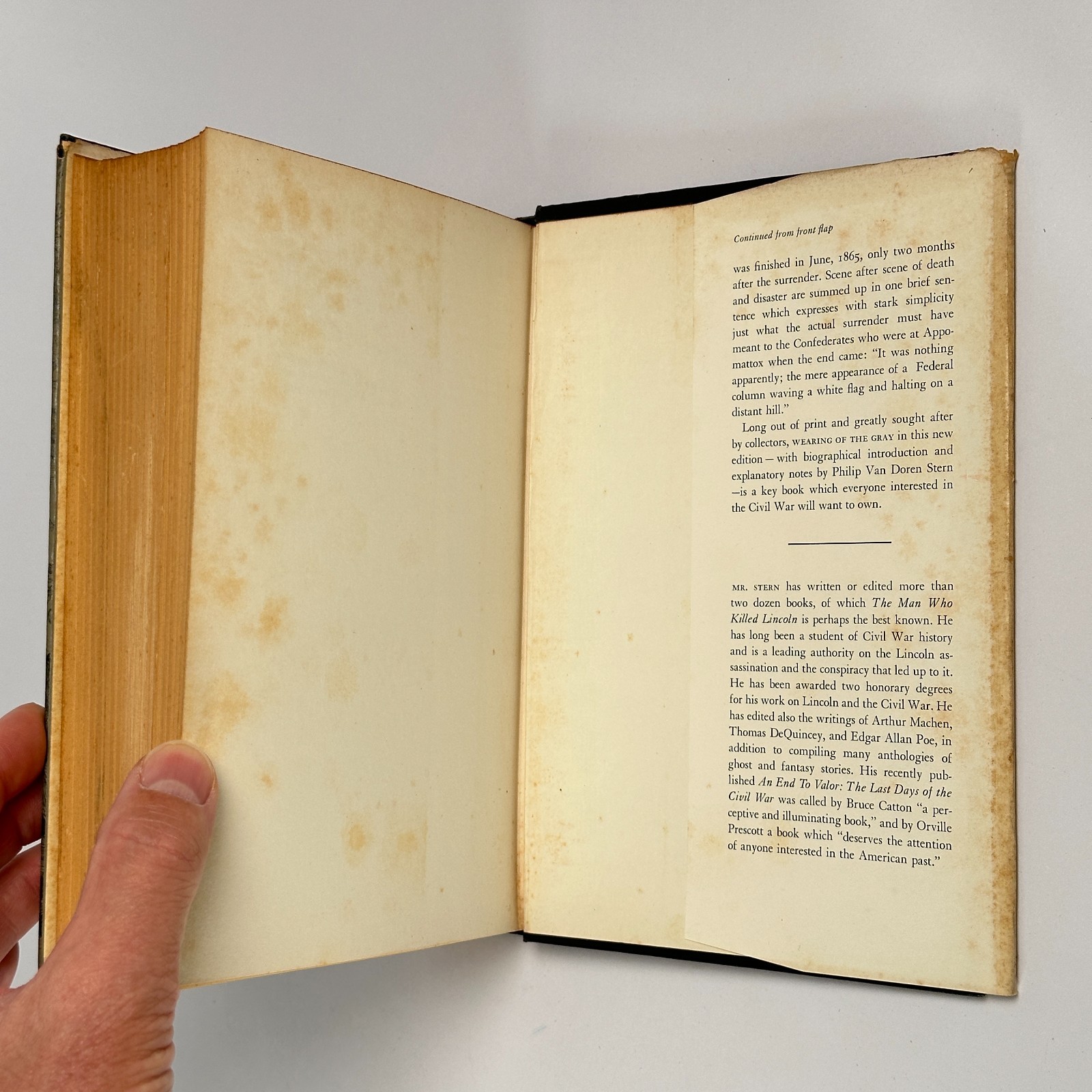 1959 Civil War Confederate Memoir ‚Wearing of the Gray‘ Cooke (Hardcover)