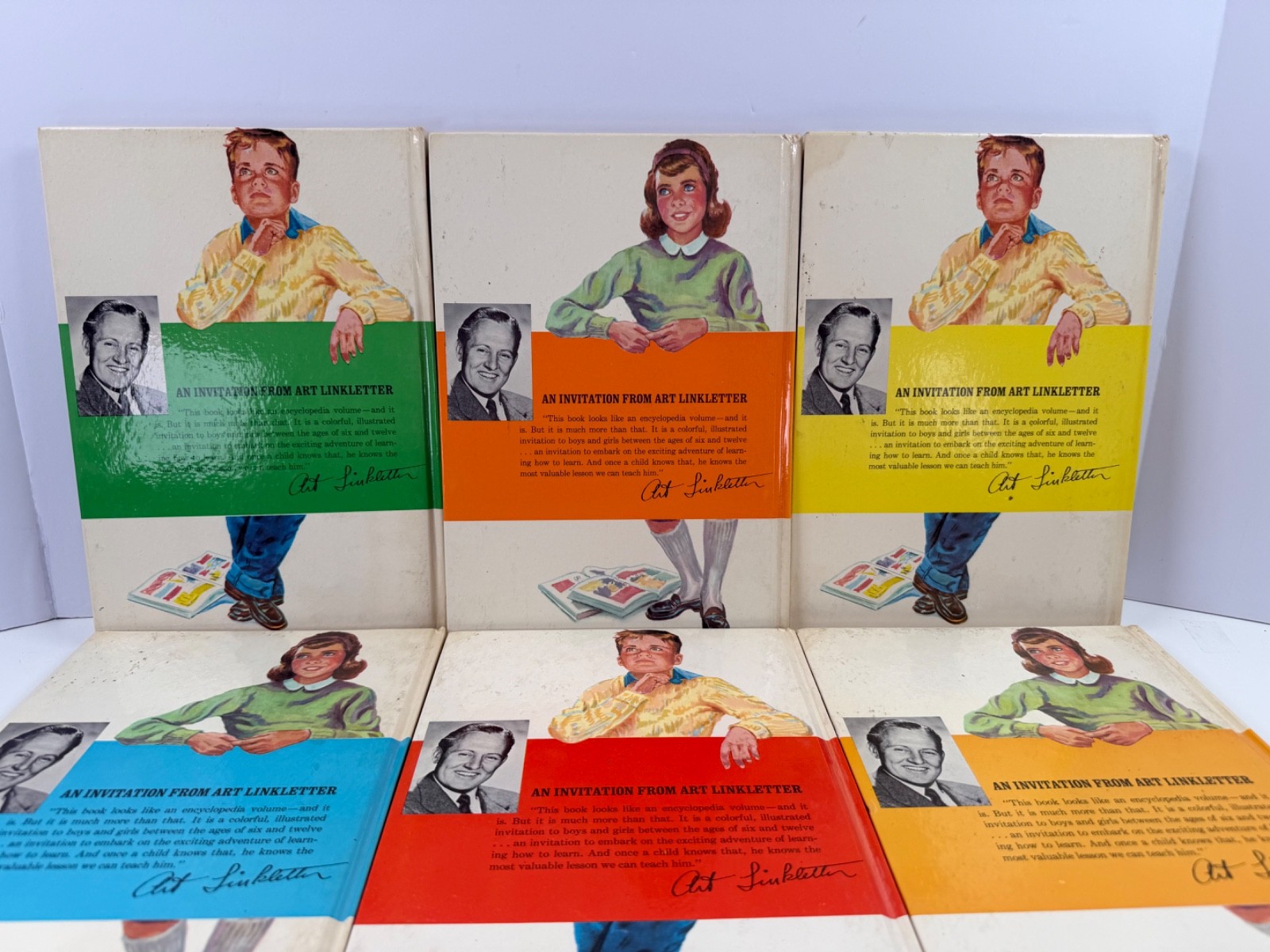 Art Linkletter Picture Encyclopedia Vols 1-18 Complete Set Vintage 1961