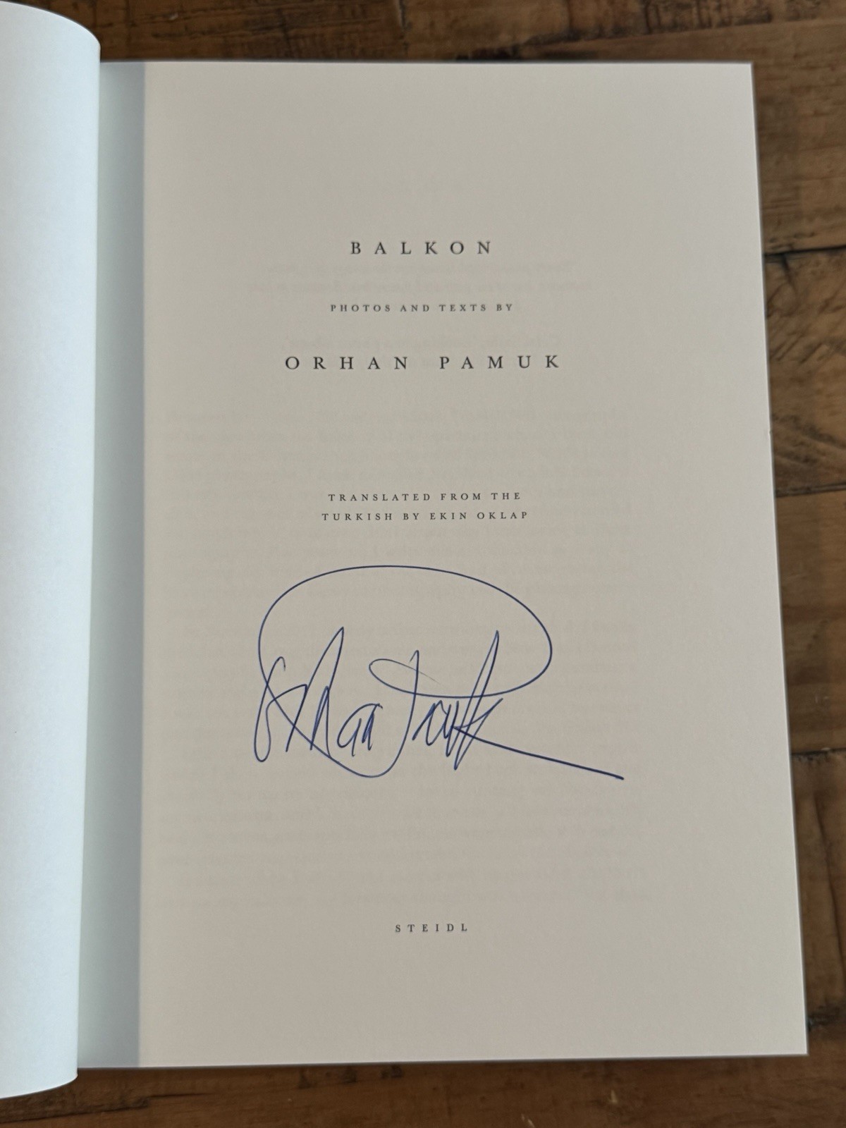 Orhan Pamuk – Balkon (Steidl) Signed 1st Edition Book In Slipcase