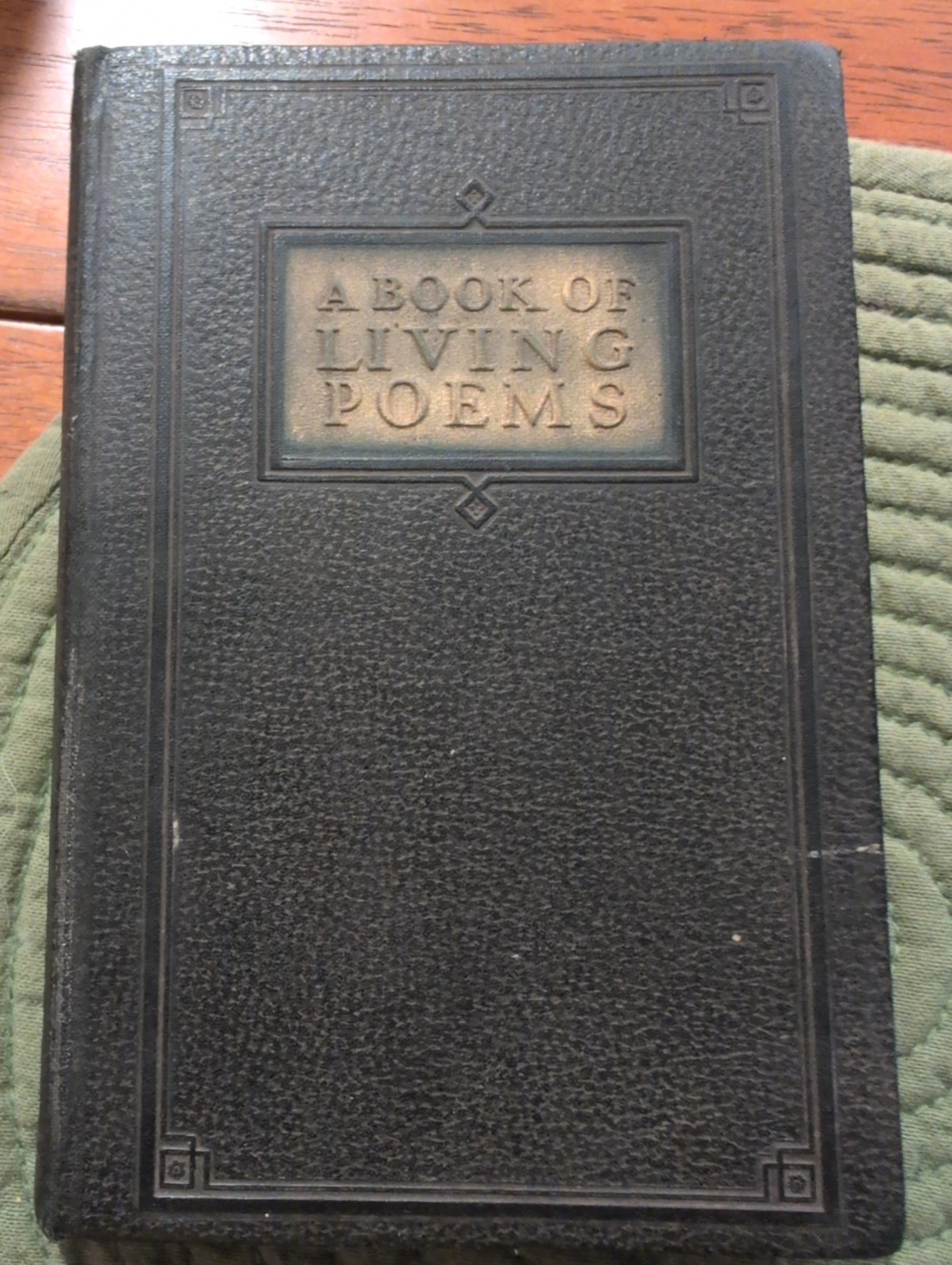 1937 „A Book Of Living Poems“ By William R. Bowlin Albert Whitman Publishing Co.