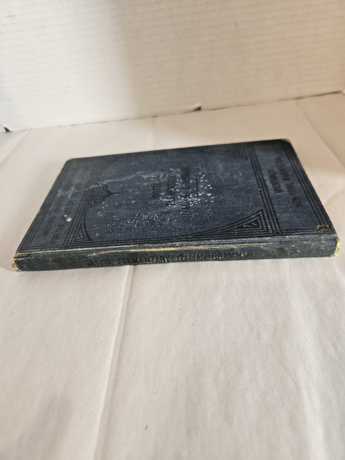 Method Gaspey-Otto Sauer: Elementary Italian Grammar By Pietro Motti HC 1912 Vin