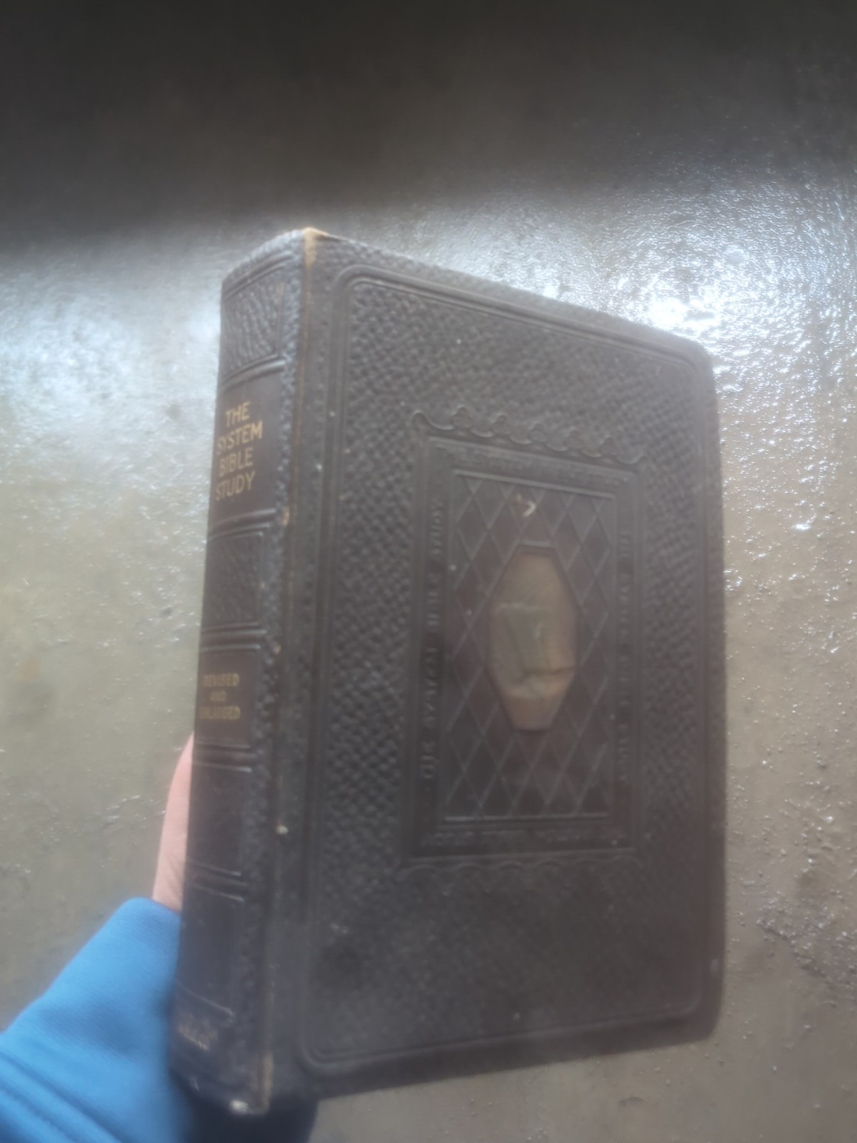 The System Bible Study: Revised and Enlarged Ed. 1933; Leatherbound Book