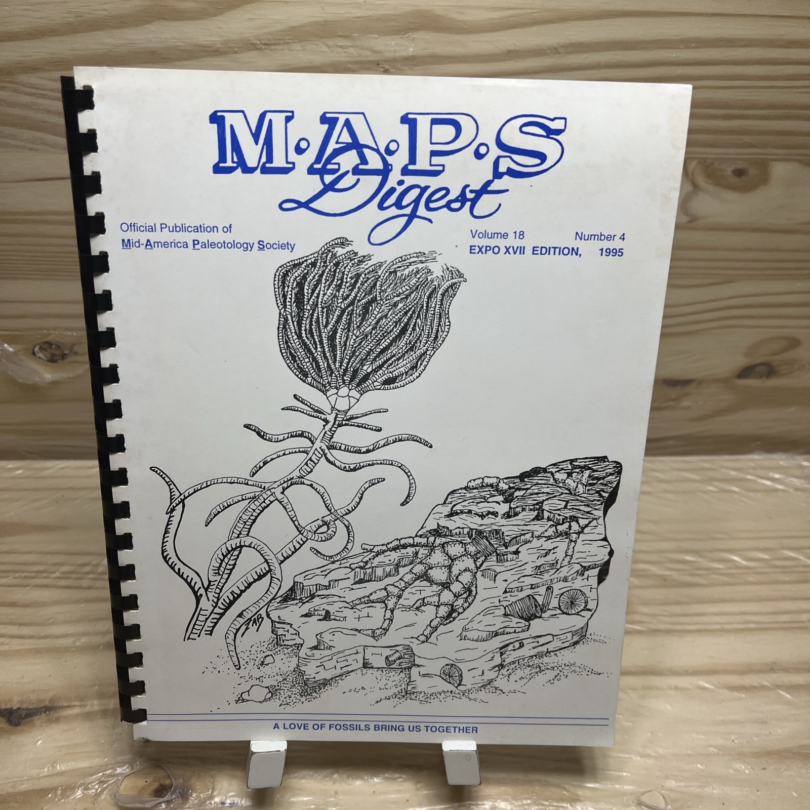 MAPS Digest Crinoids Fossil Paleontology Journal Vol 18 No 4 Expo XVII 1995