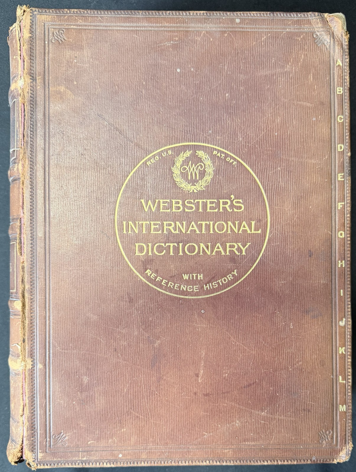 1907 Webster’s International Dictionary Supplement of Additional Words Leather