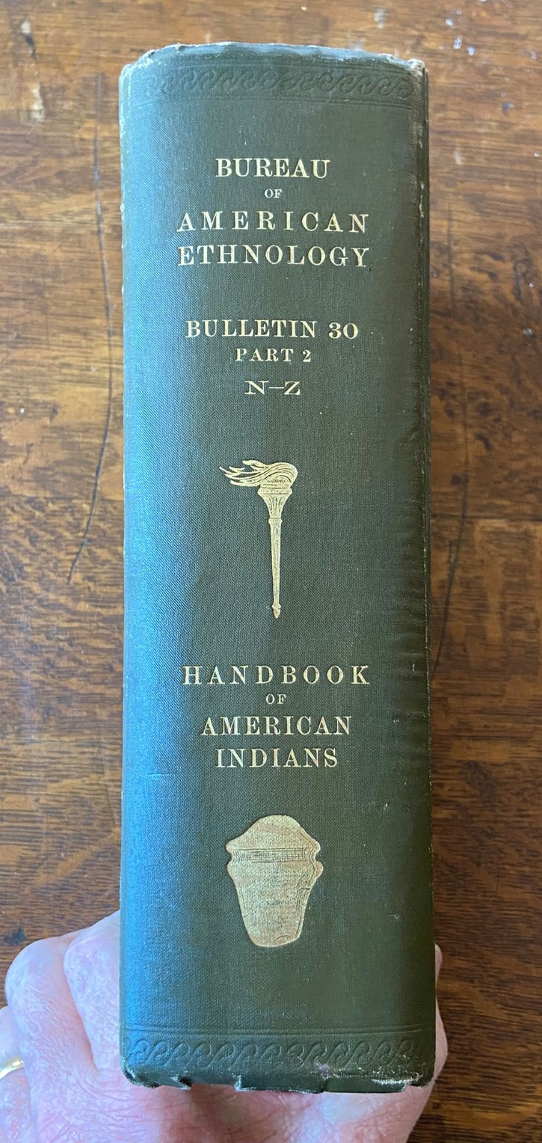 Bureau American Ethnology Handbook American Indians Part 2 N-Z HB 1910 Vintage