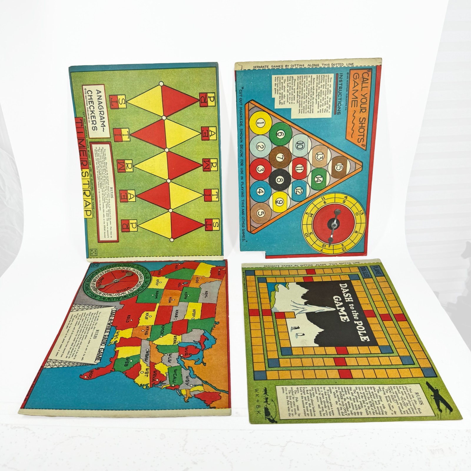 Ready to Play Games 1931 Whitman Publishing Vintage