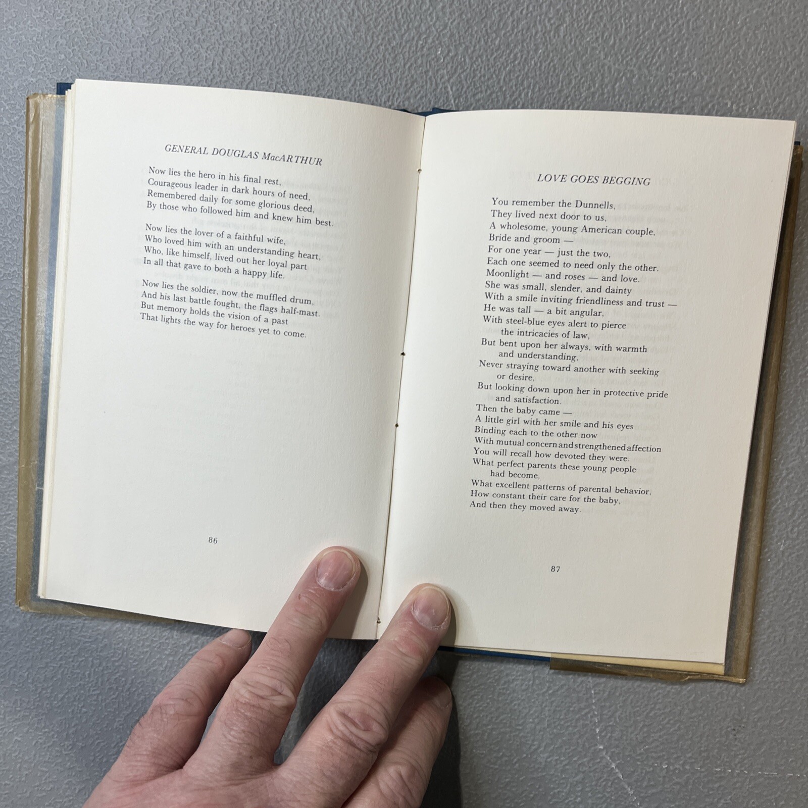 Through the Hours SIGNED Bernice Randall Angelico Poetry 1964 Washington DC
