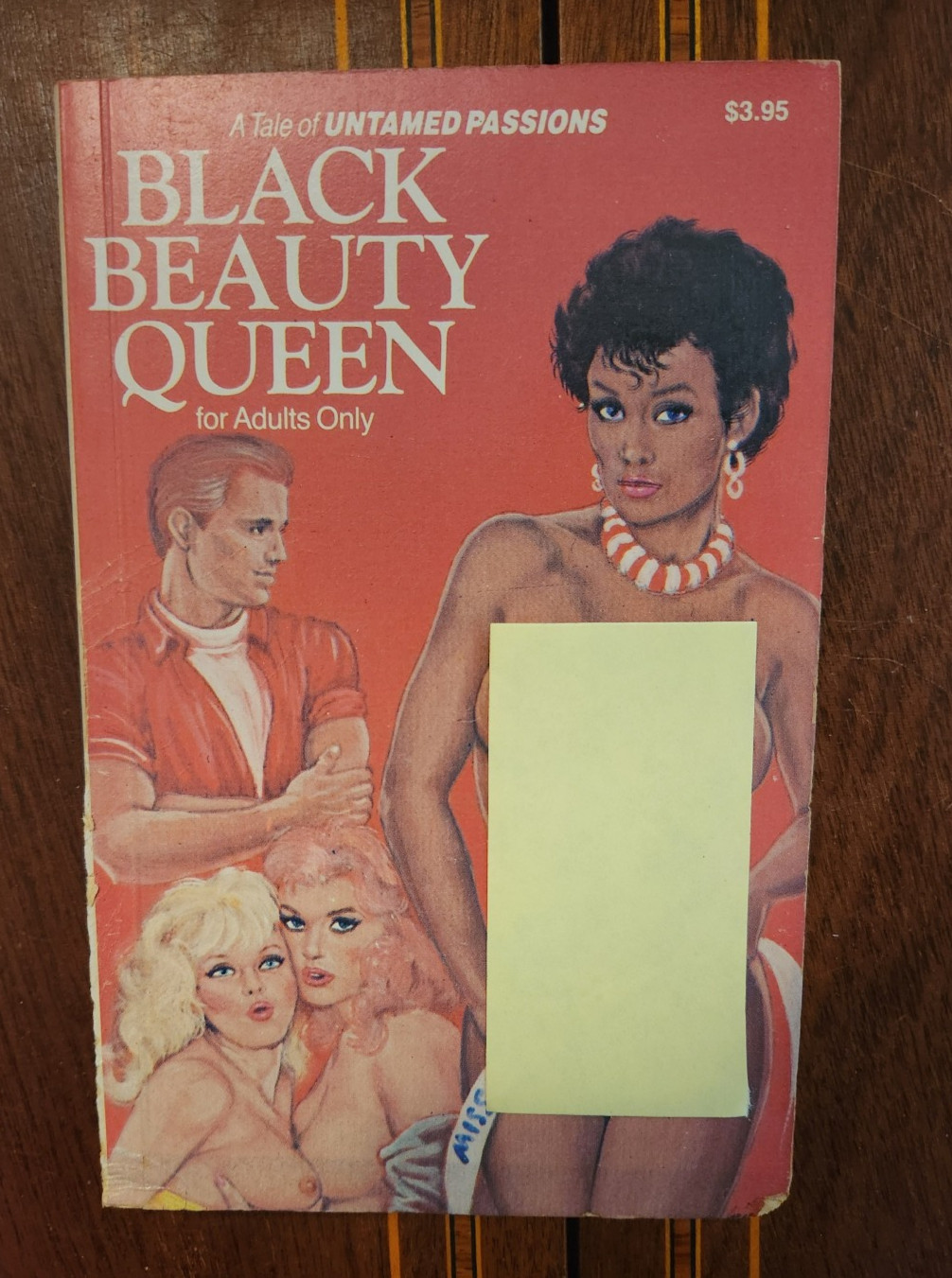 Black Beauty Queen 1988 Untamed Passions #UP112 Vintage Sleaze Smut