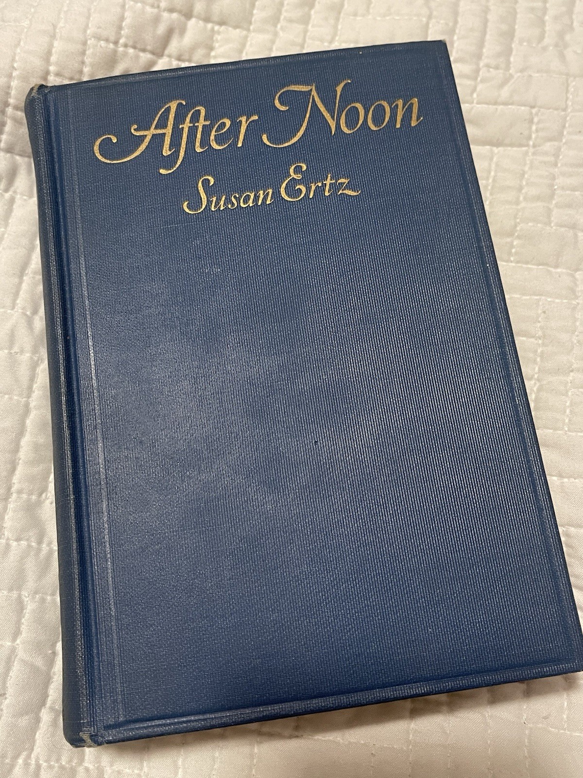 Antique After Noon by Susan Ertz 1926 D Appleton & Co HC Blue Book