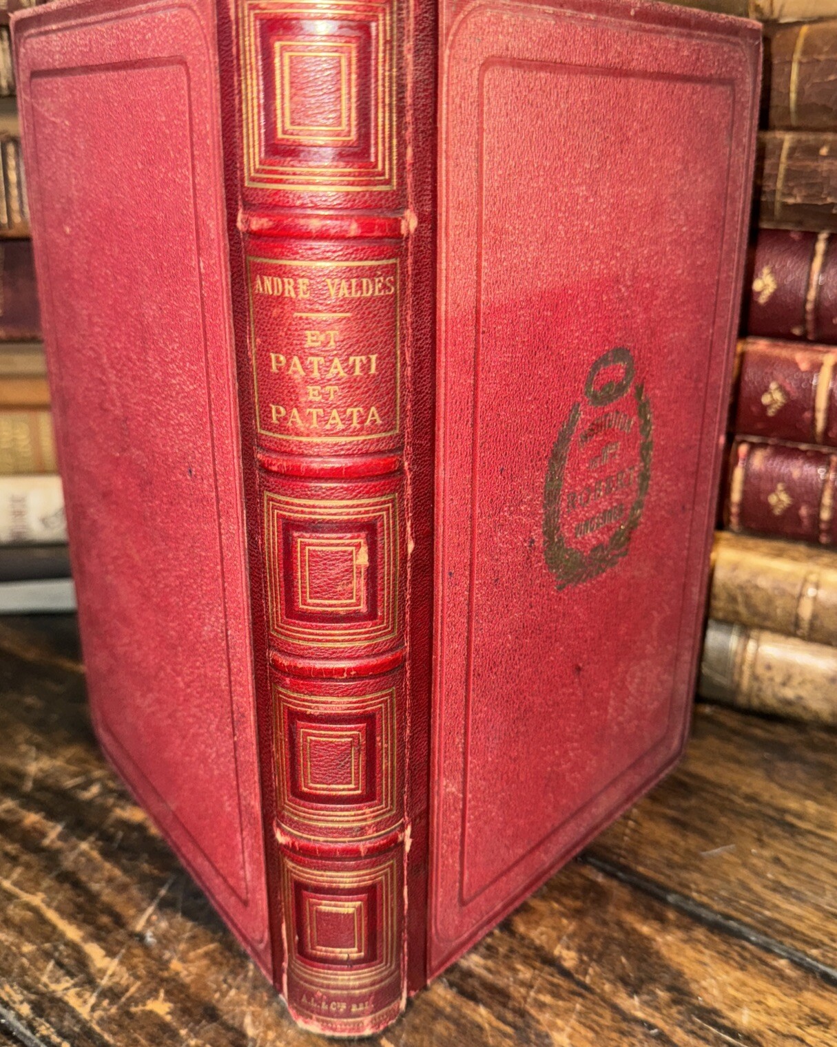 Antique Rare -Et Patati Et Patata By Andre Valdes , Illustrated , Leather